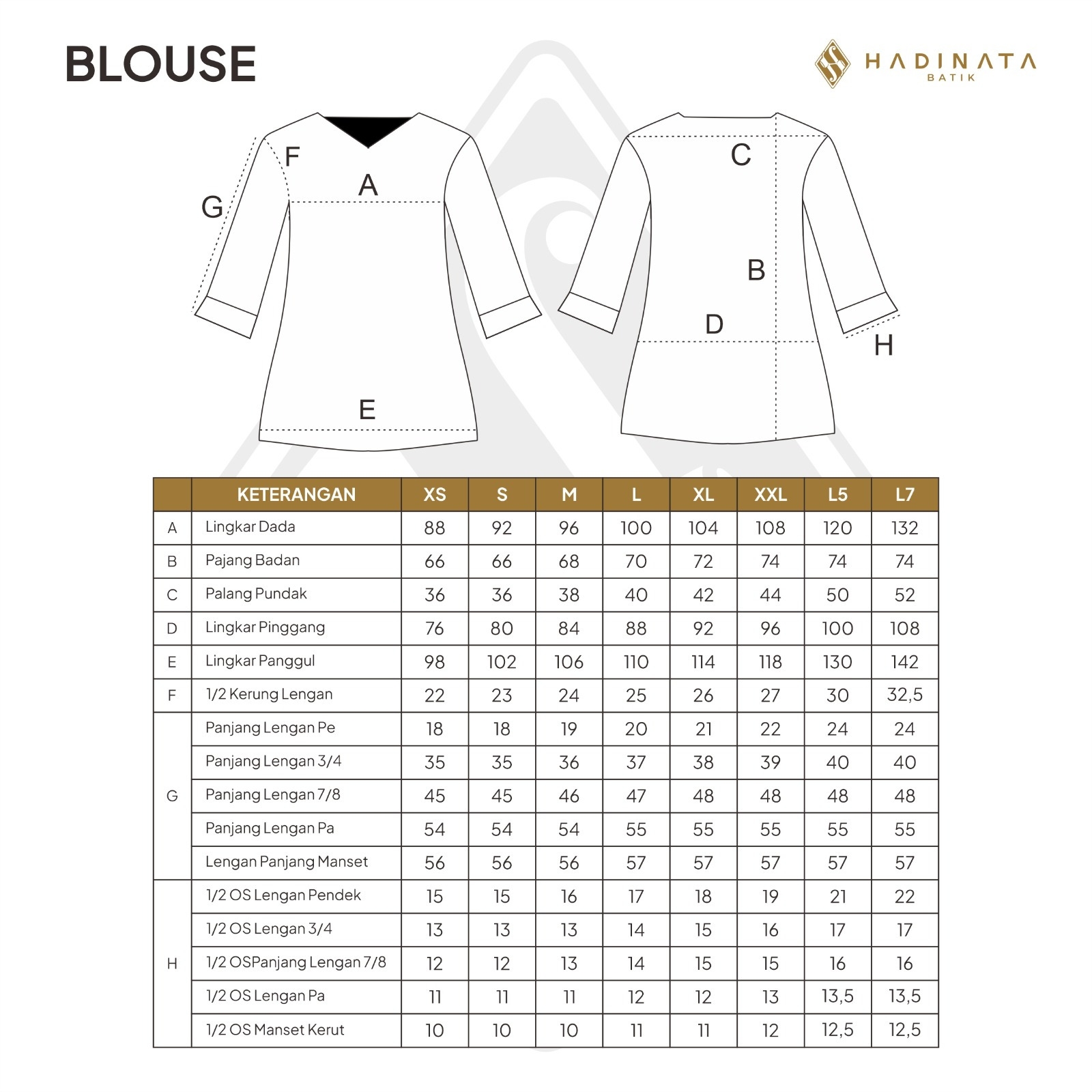 Hadinata Batik Wanita Superfine Blouse Namira Nirvana-5